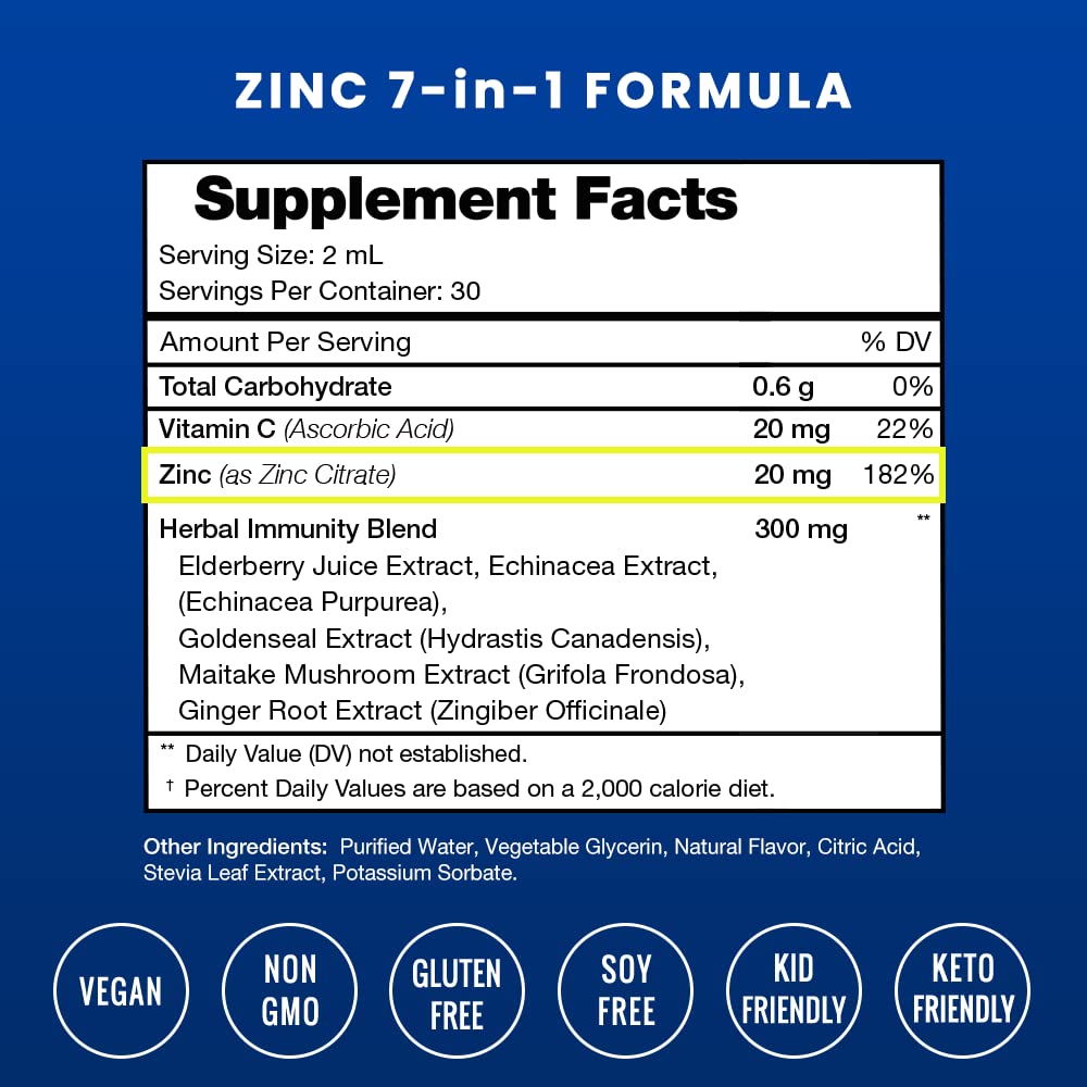 Foto 3 pulgar | Suplemento Líquido Nutrachamps Zinc+ 50 Mg Con Saúco 60 Ml - Venta Internacional.