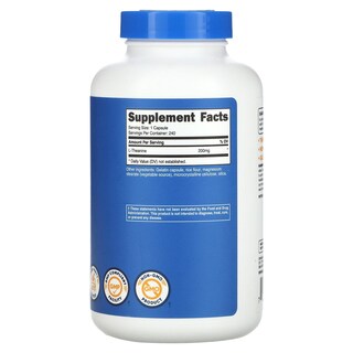 Foto 2 | Suplemento Nutricost L-teanina 200 Mg 240 Cápsulas - Venta Internacional.