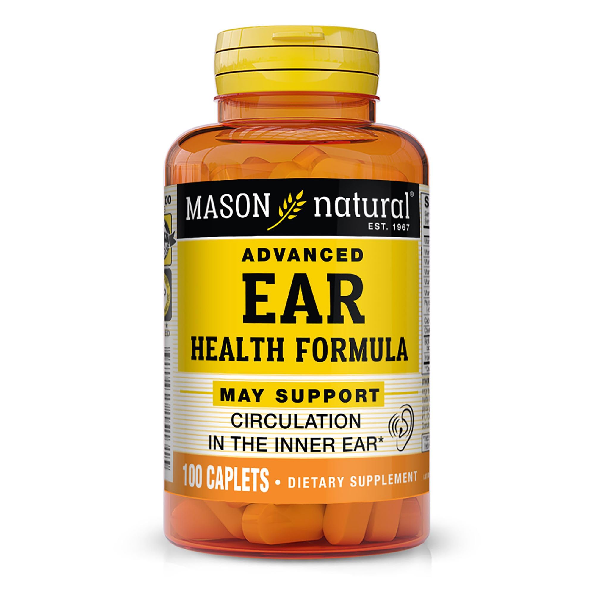 Foto 1 | Suplemento Mason Natural Advanced Ear Health 100 Comprimidos - Venta Internacional.