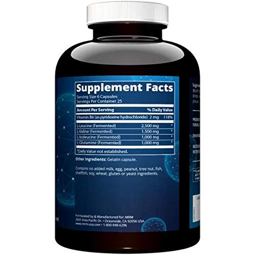 Foto 2 | Suplemento MRM BCAA+G 6000 150 Cápsulas - Venta Internacional