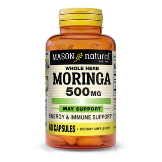 Foto 1 | Suplemento Mason Natural Moringa 500 Mg 60 Cápsulas - Venta Internacional.
