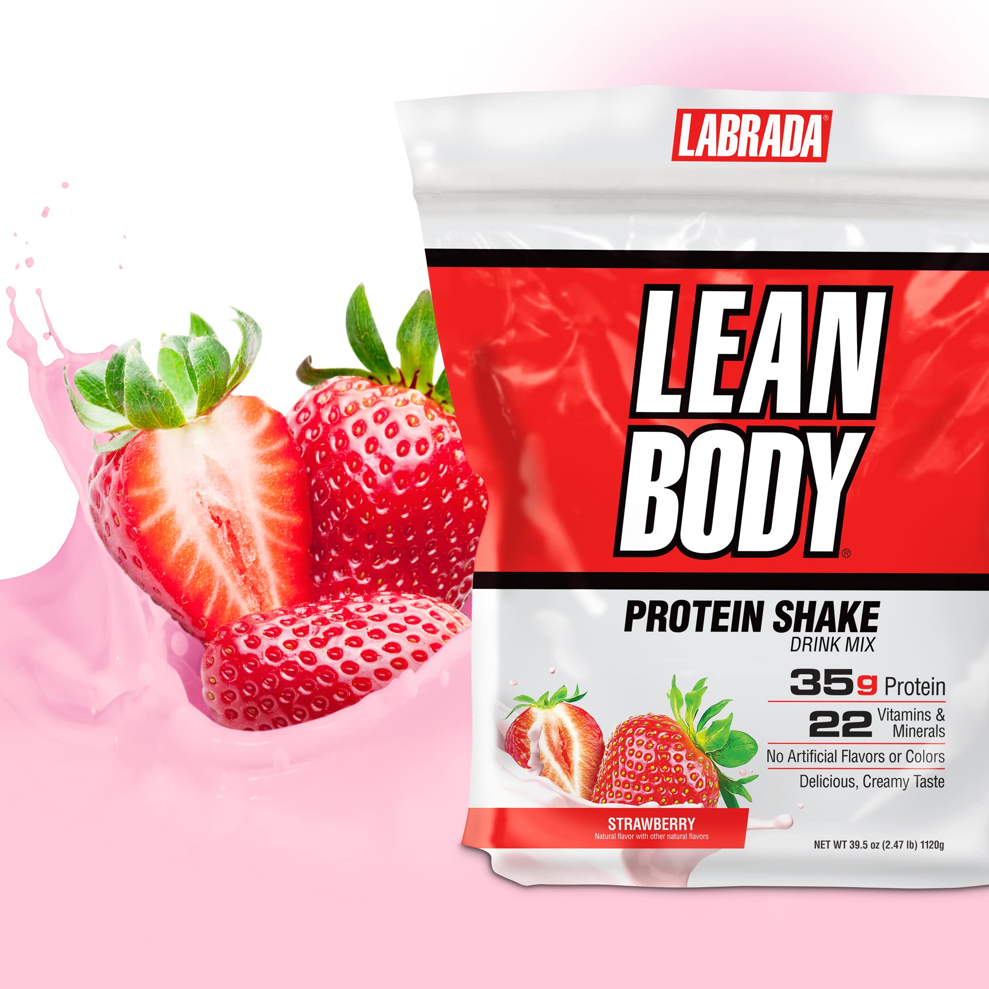 Foto 3 pulgar | Batido Proteico Labrada Nutrition Lean Body Fresa 1,12 Kg - Venta Internacional.