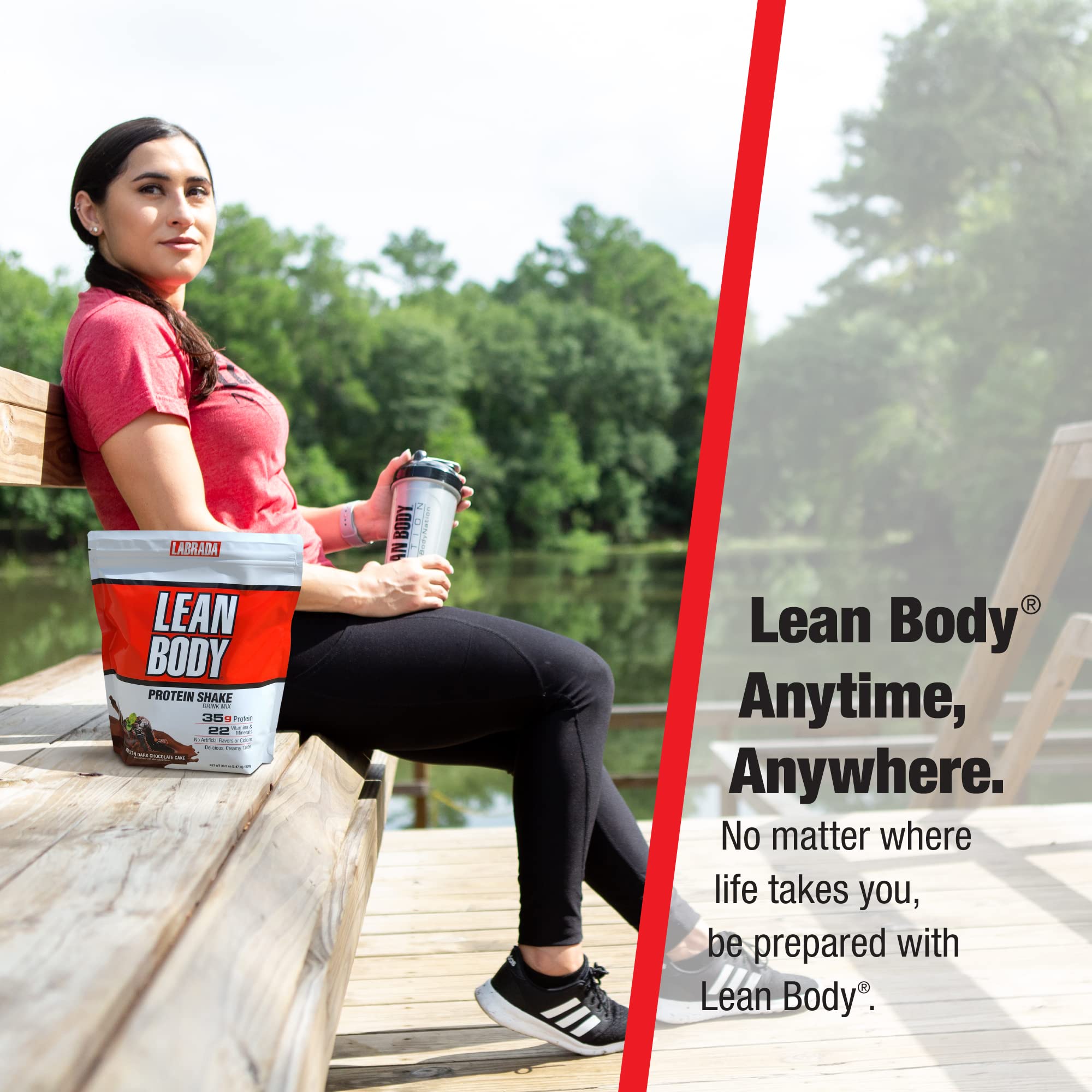 Foto 5 | Batido Proteico Labrada Nutrition Lean Body Fresa 1,12 Kg - Venta Internacional.