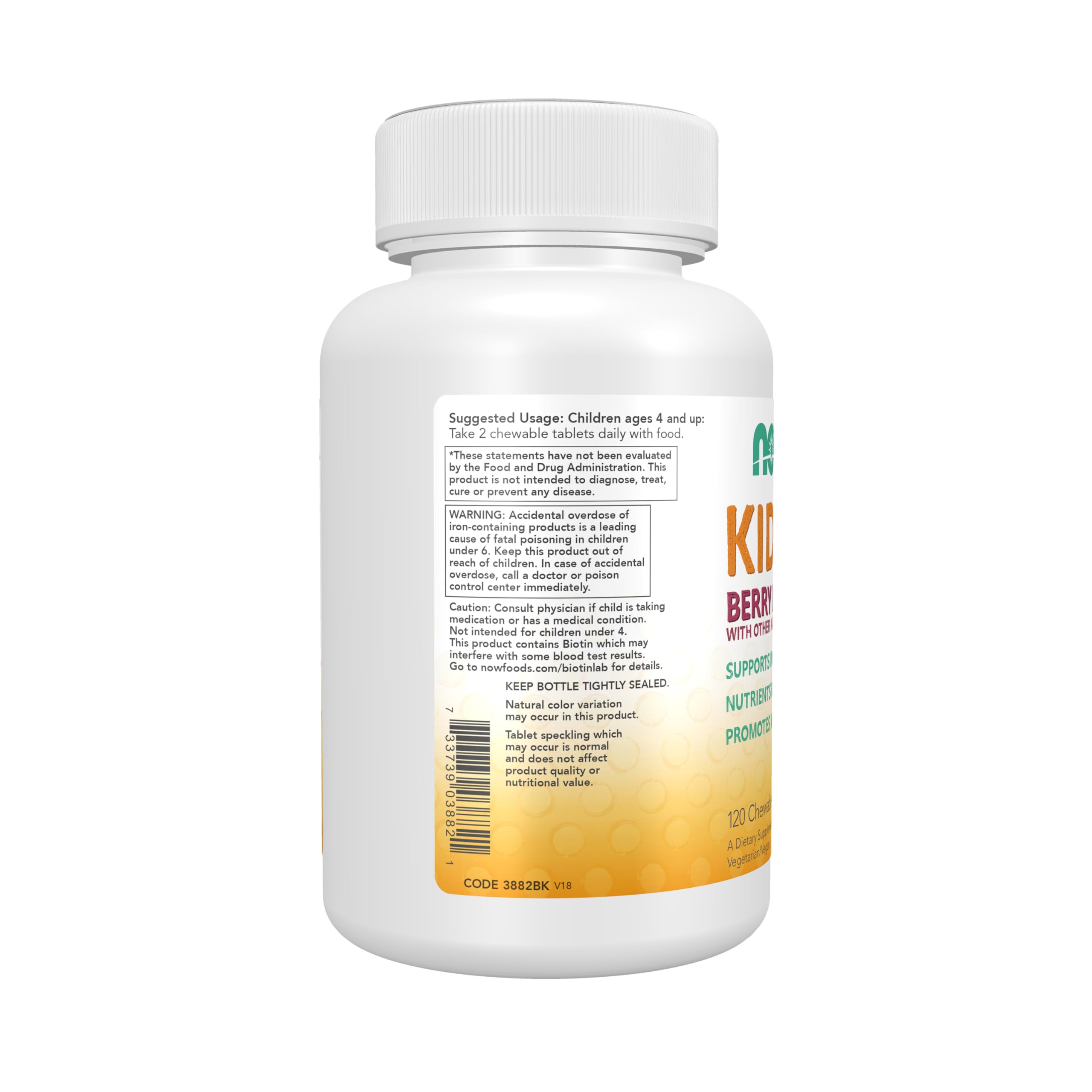 Foto 3 | Suplemento Now Kid Vits Multivitamínico 120 Comprimidos - Venta Internacional