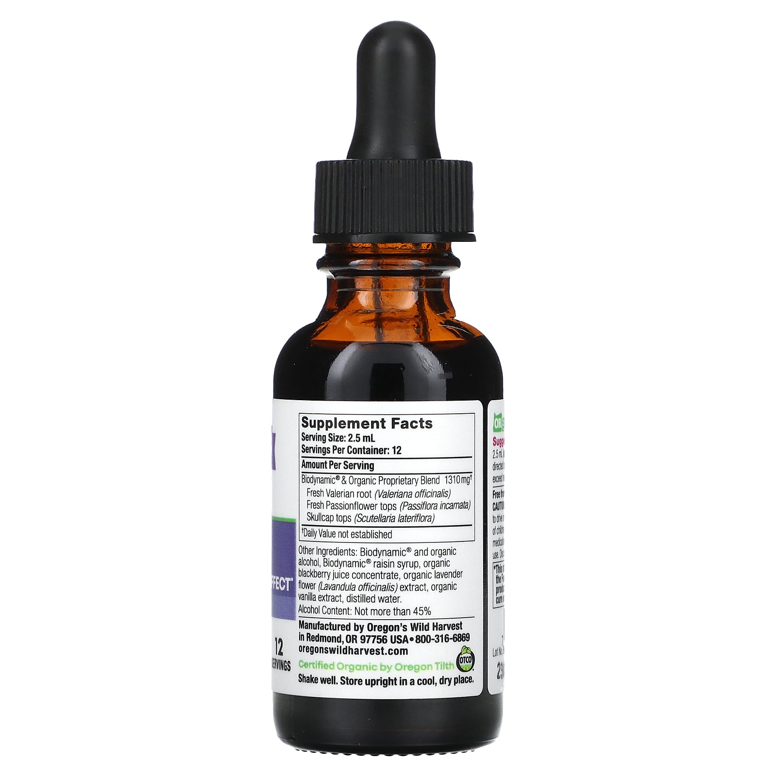 Foto 3 pulgar | Suplemento Orgon's Wild Harvest Biodynamic Sawlogs, 30 Ml - Venta Internacional.