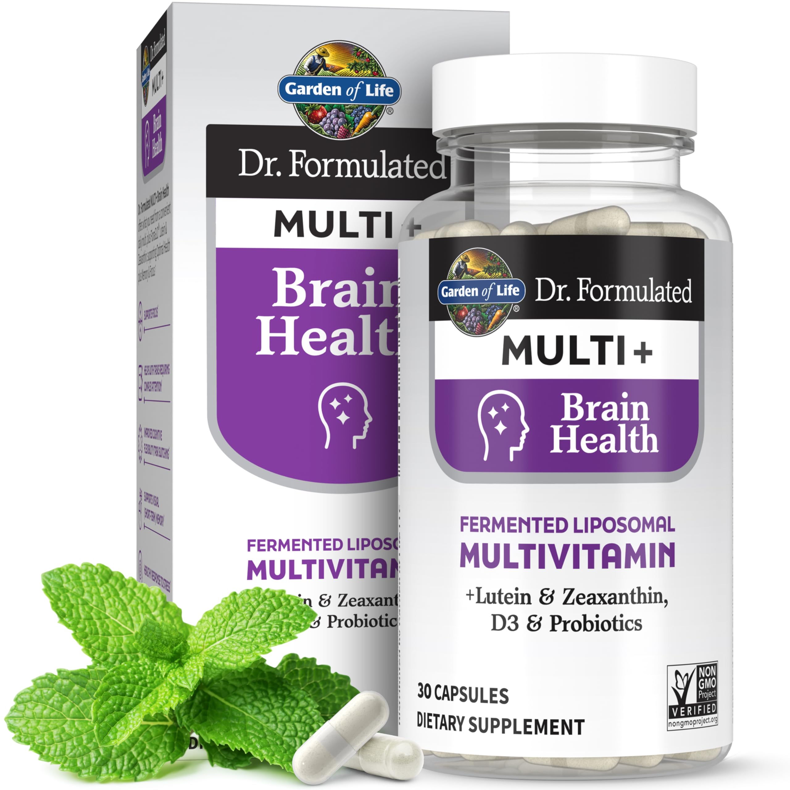 Foto 2 pulgar | Suplemento Garden Of Life Dr Formulated Multi+ Brain 30 Cápsulas - Venta Internacional.