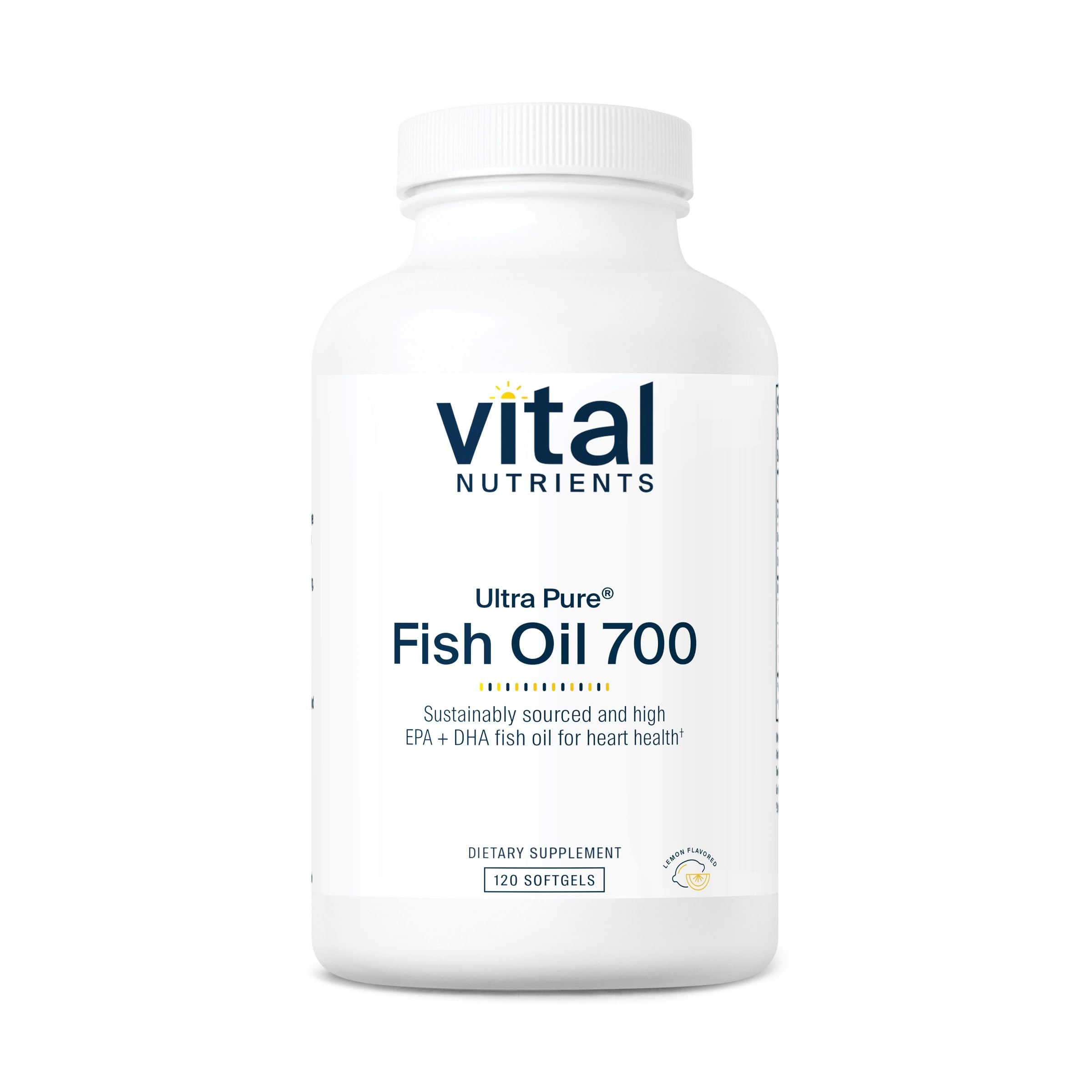 Foto 2 pulgar | Suplemento Vital Nutrients Ultra Pure  Fish Oil 700 120 Cápsulas Blandas - Venta Internacional.