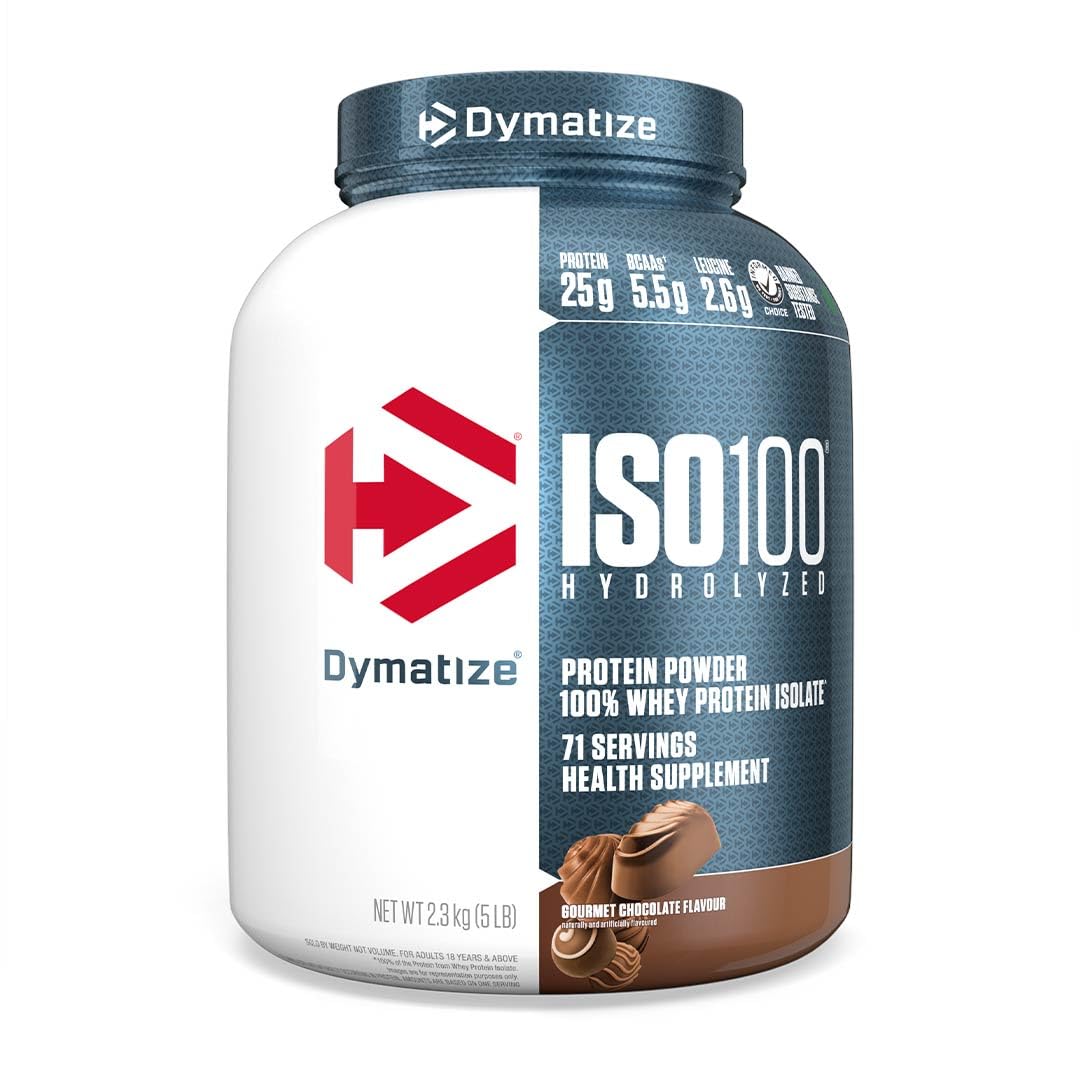 Foto 2 pulgar | Proteína En Polvo Dymatize Nutrition Iso 100 Gourmet Chocolate 2,27 Kg - Venta Internacional.