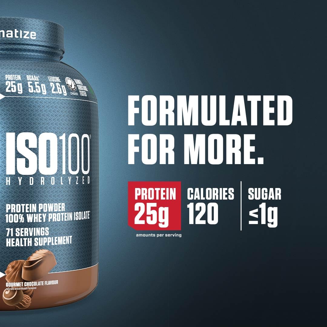 Foto 5 pulgar | Proteína En Polvo Dymatize Nutrition Iso 100 Gourmet Chocolate 2,27 Kg - Venta Internacional.