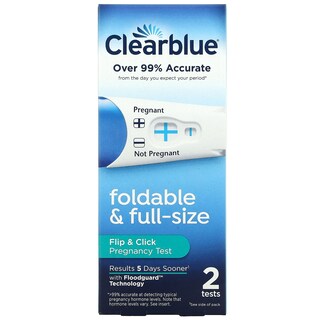 Foto 1 | Prueba De Embarazo Clearblue Flip & Click 2 Tests - Venta Internacional.
