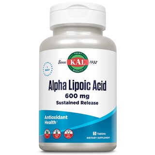 Foto 2 | Suplemento Kal de Ácido Alfa Lipoico Sr en Tabletas 600 Mg 60 Unidades - Venta Internacional