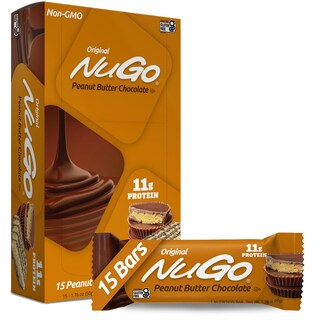 Foto 1 | Protein Bar Nugo Sabor Mantequilla De Cacahuete 15x11g Sin Gluten - Venta Internacional.