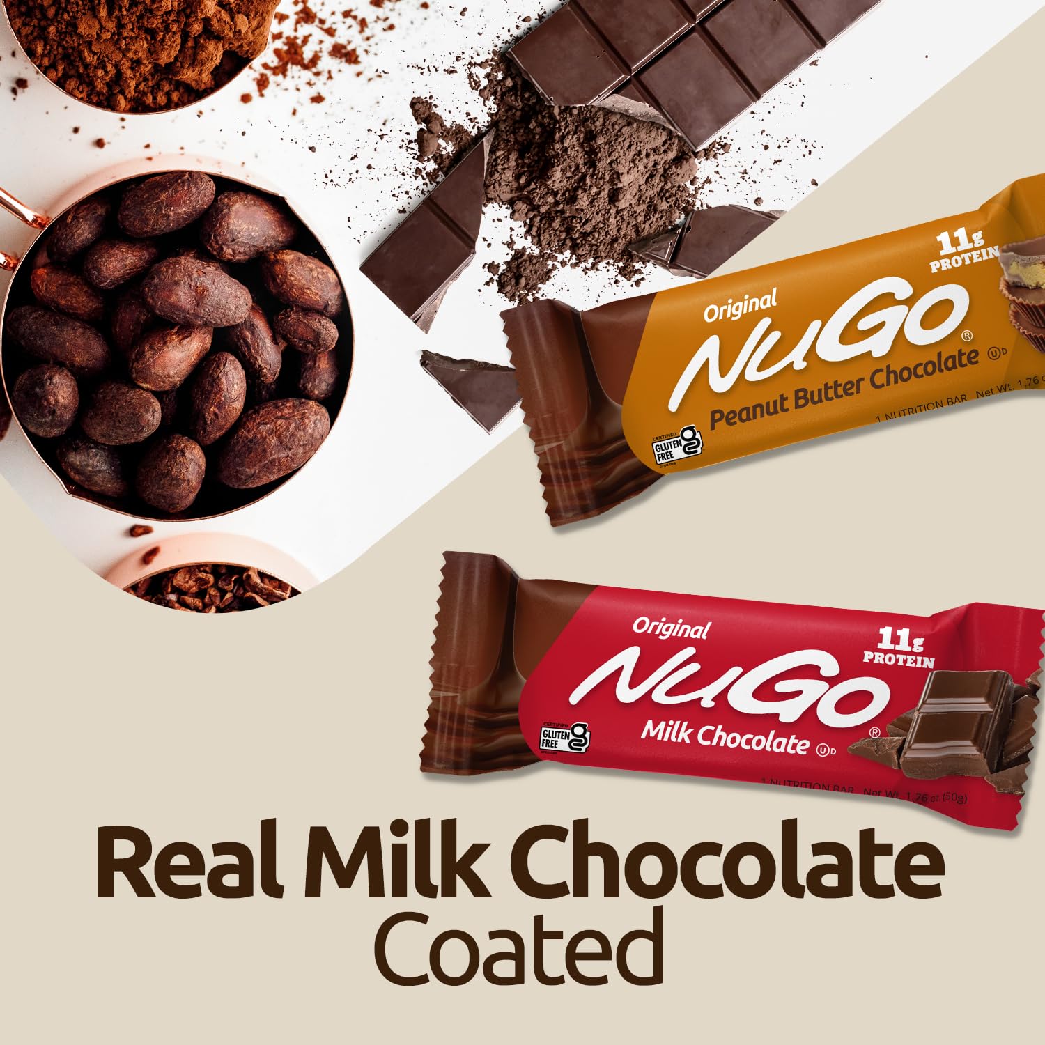 Foto 3 pulgar | Protein Bar Nugo Sabor Mantequilla De Cacahuete 15x11g Sin Gluten - Venta Internacional.