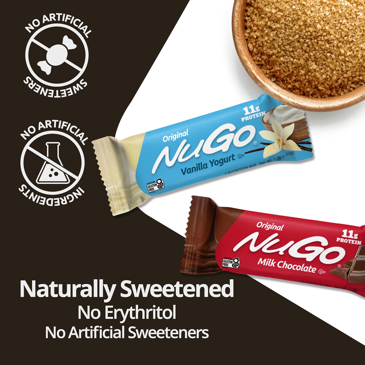 Foto 4 pulgar | Protein Bar Nugo Sabor Mantequilla De Cacahuete 15x11g Sin Gluten - Venta Internacional.