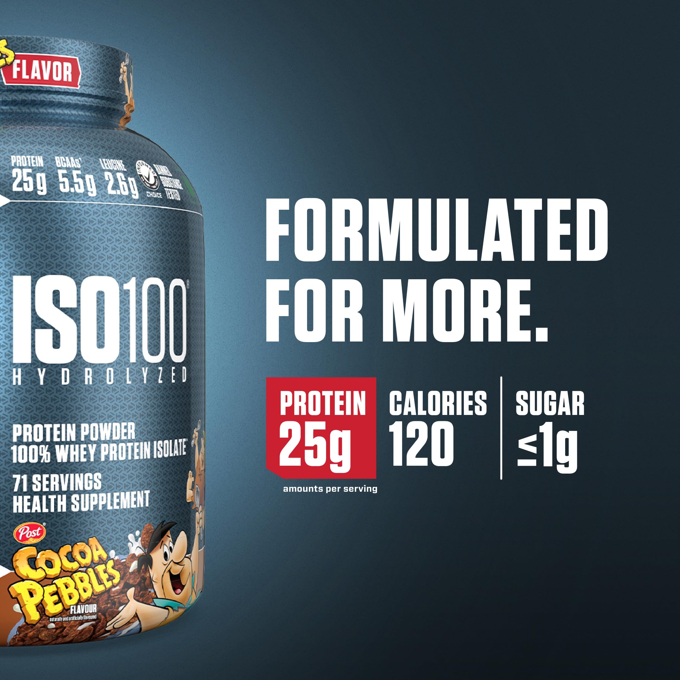 Foto 5 pulgar | Proteína De Suero En Polvo Dymatize Iso100 Cocoa Pebbles 71 Serv - Venta Internacional.