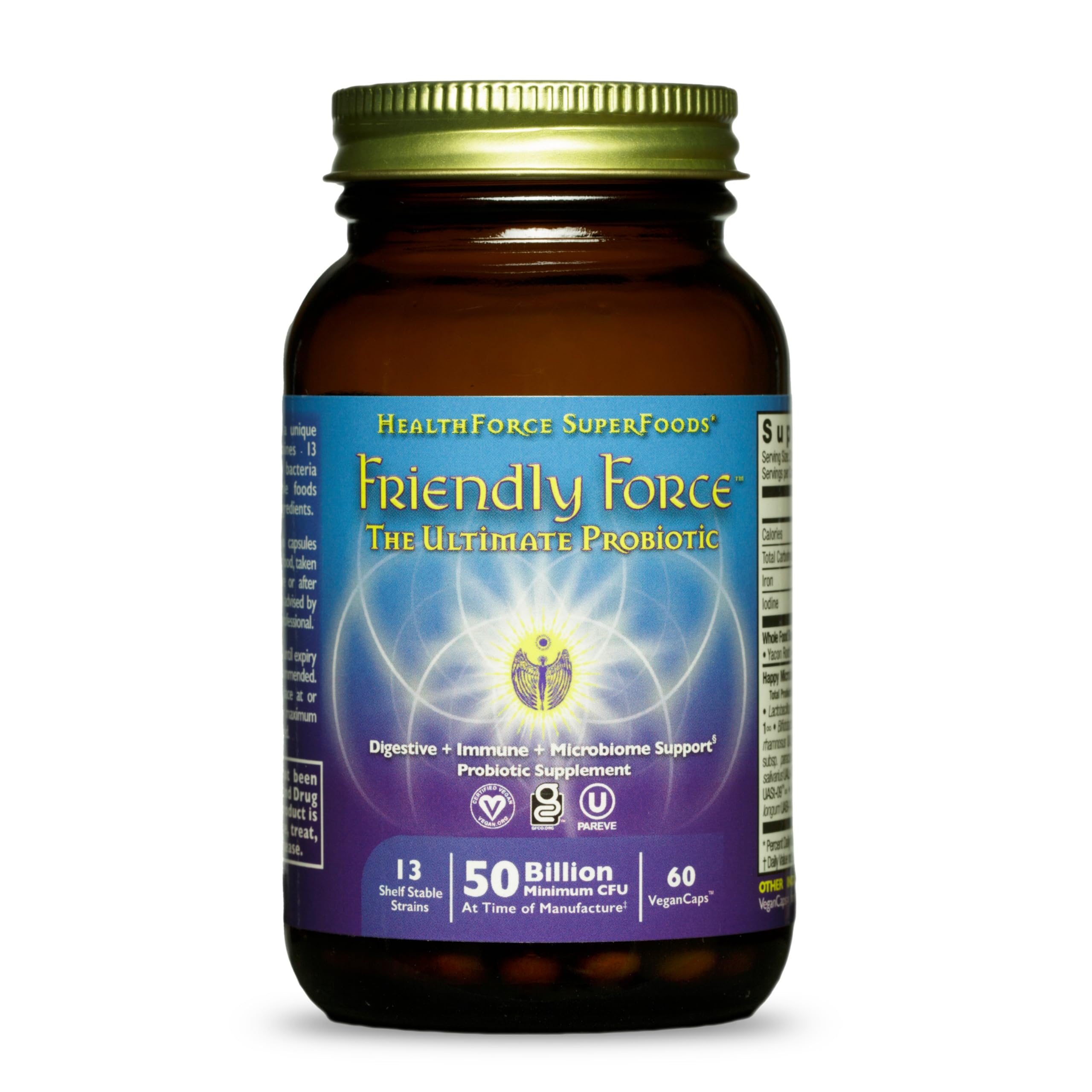 Foto 2 pulgar | Suplemento Healthforce Superfoods Friendly Force 60 Cápsulas - Venta Internacional.