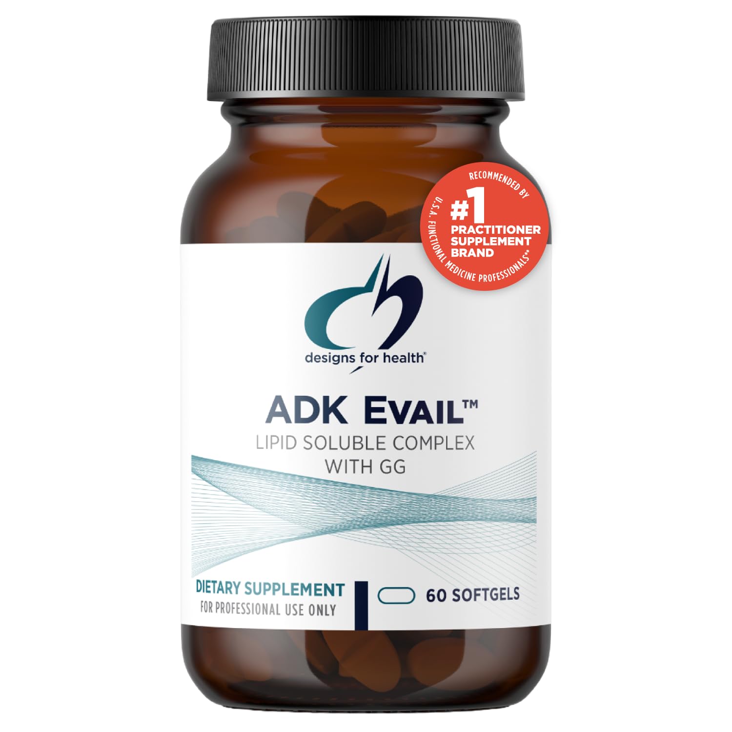 Foto 2 pulgar | Adk Evail Designs For Health 60 Tabletas-Venta Internacional