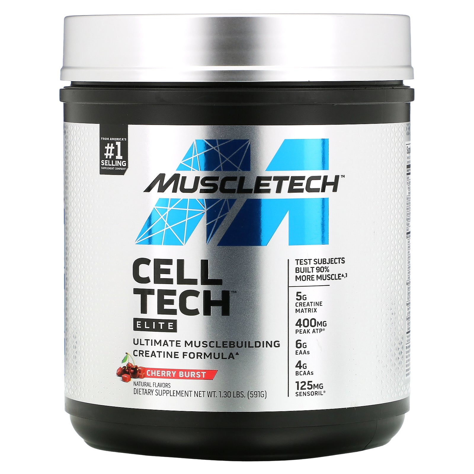 Foto 2 pulgar | Suplemento Muscletech Cell Tech Elite Cherry Burst 591 G - Venta Internacional.