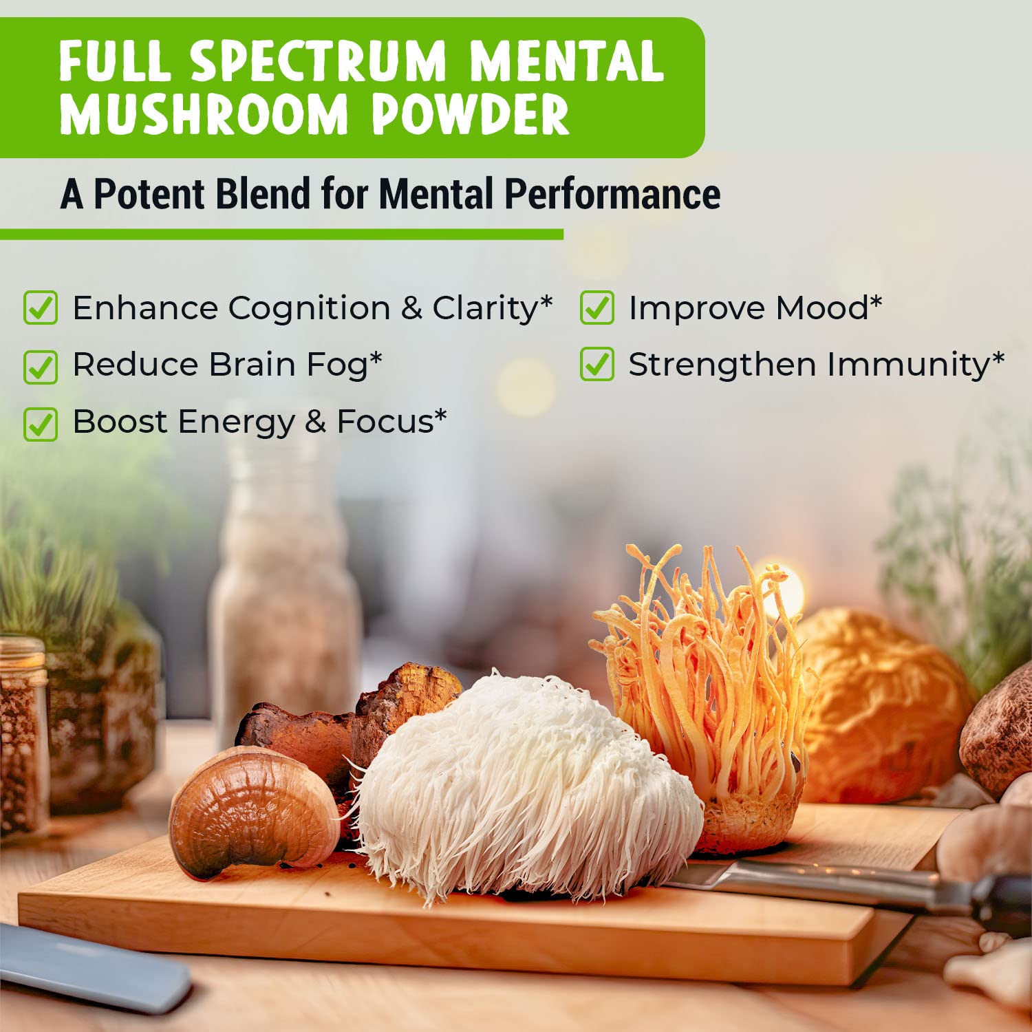 Foto 4 pulgar | Suplemento En Polvo De Extracto De Hongos Mentales De Maju Superfoods - Venta Internacional.