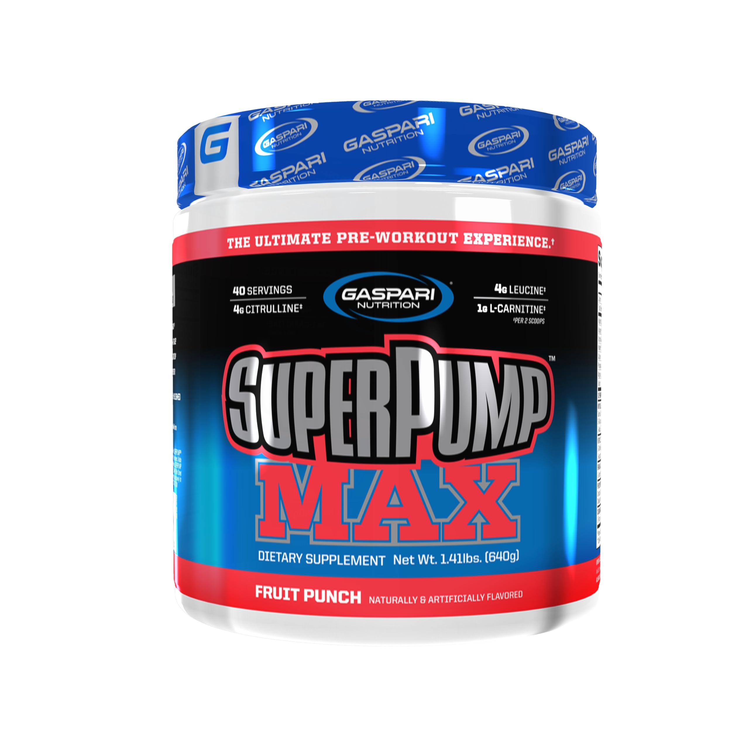 Foto 2 pulgar | Polvo Para Antes Del Entrenamiento Gaspari Nutrition Superpump Max 40 Serv - Venta Internacional.