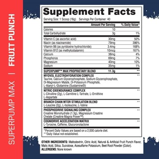 Foto 2 | Polvo Para Antes Del Entrenamiento Gaspari Nutrition Superpump Max 40 Serv - Venta Internacional.
