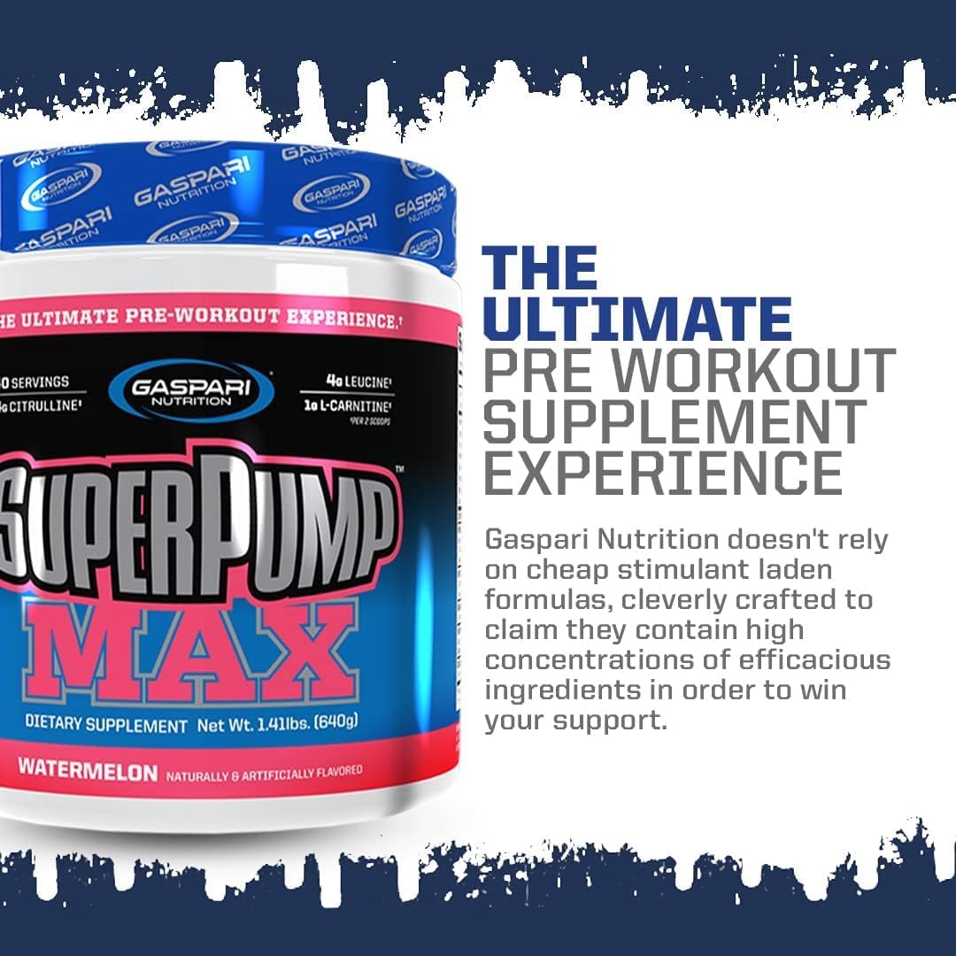 Foto 4 pulgar | Polvo Para Antes Del Entrenamiento Gaspari Nutrition Superpump Max 40 Serv - Venta Internacional.