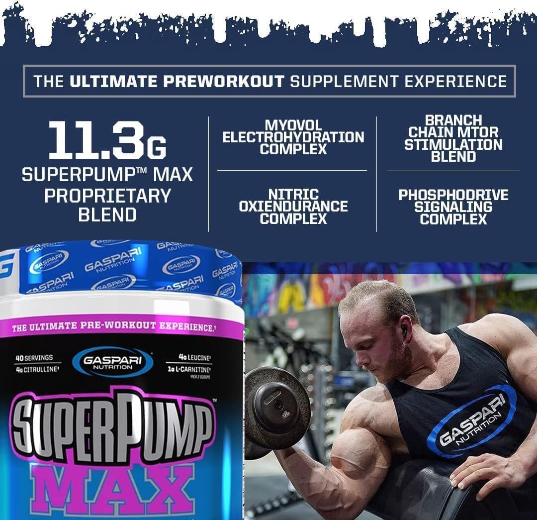 Foto 5 pulgar | Polvo Para Antes Del Entrenamiento Gaspari Nutrition Superpump Max 40 Serv - Venta Internacional.