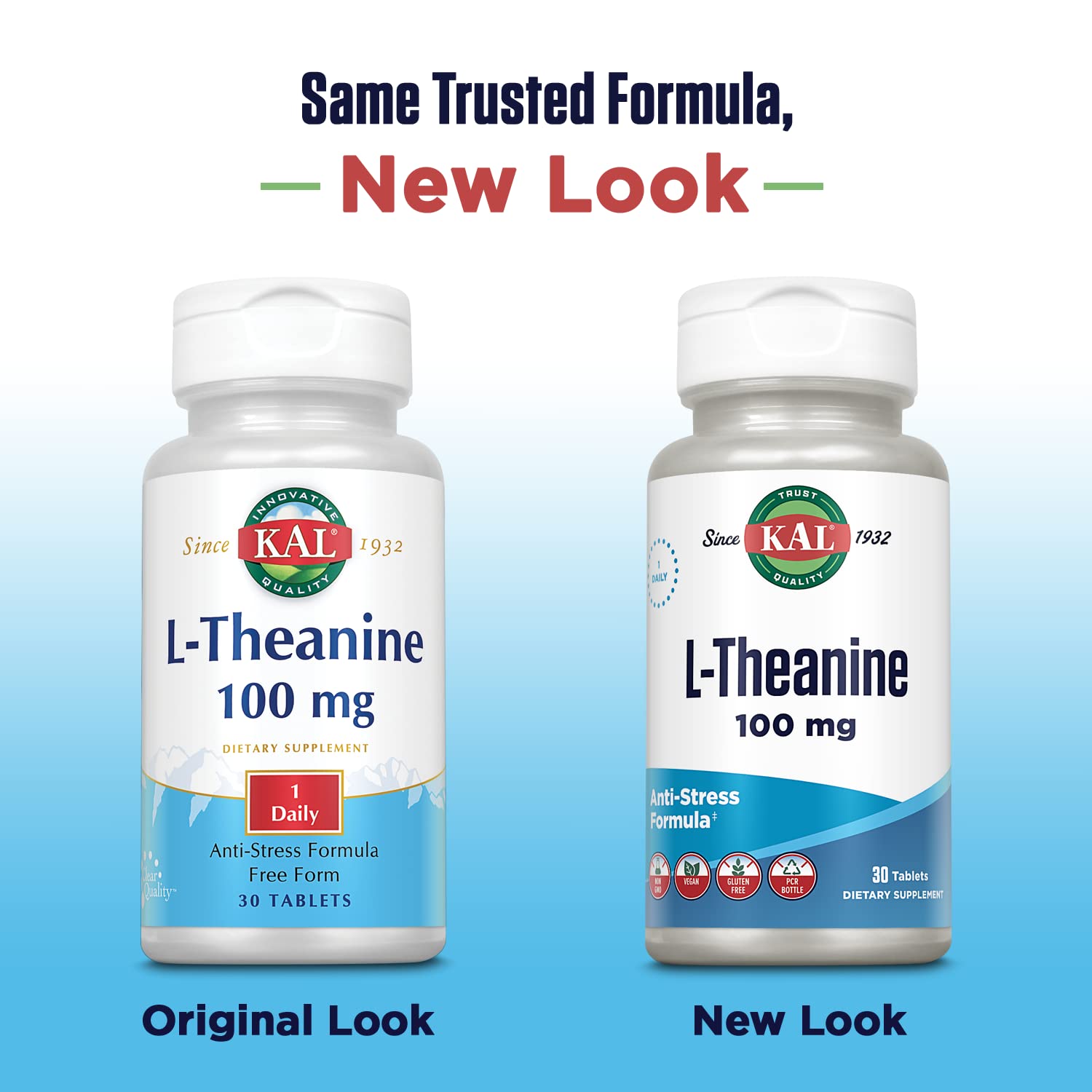 Foto 3 pulgar | Suplemento Kal L-teanina 100 Mg 30 Comprimidos - Venta Internacional