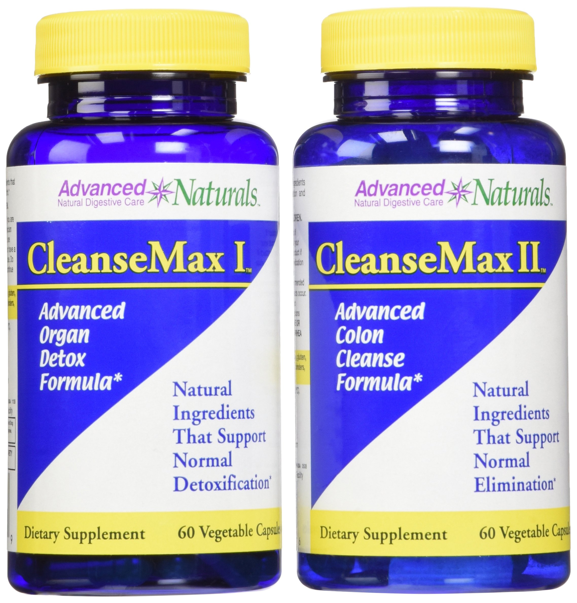 Foto 2 pulgar | Kit Supplement Advanced Naturals Cleansemax De 2 Partes, 120 Unidades - Venta Internacional.