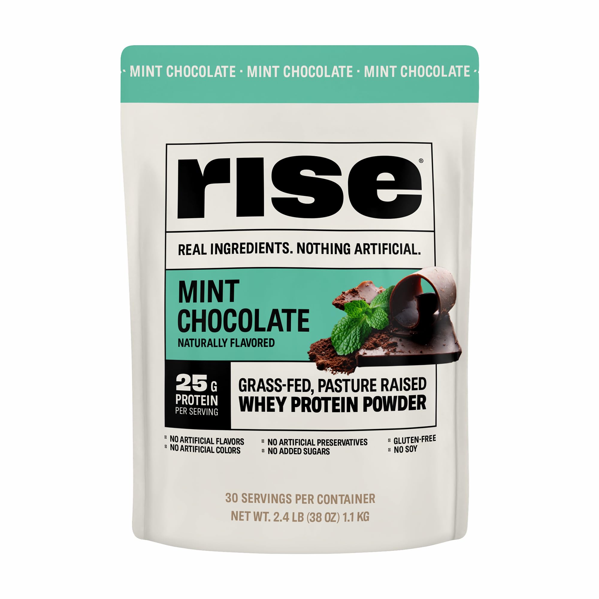 Foto 2 pulgar | Proteína Menta de Chocolate Rise 1.1 kg-Venta Internacional