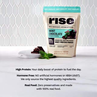 Foto 4 | Proteína Menta de Chocolate Rise 1.1 kg-Venta Internacional