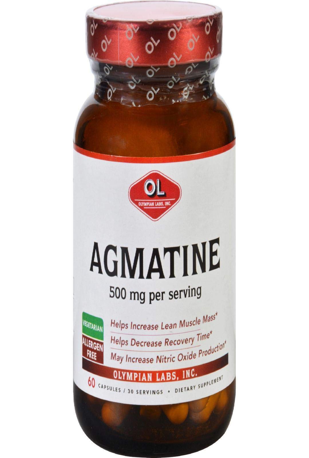 Foto 3 pulgar | Suplemento Olympian Labs Agmatine 500 Mg 60 Cápsulas Vegetarianas - Venta Internacional.