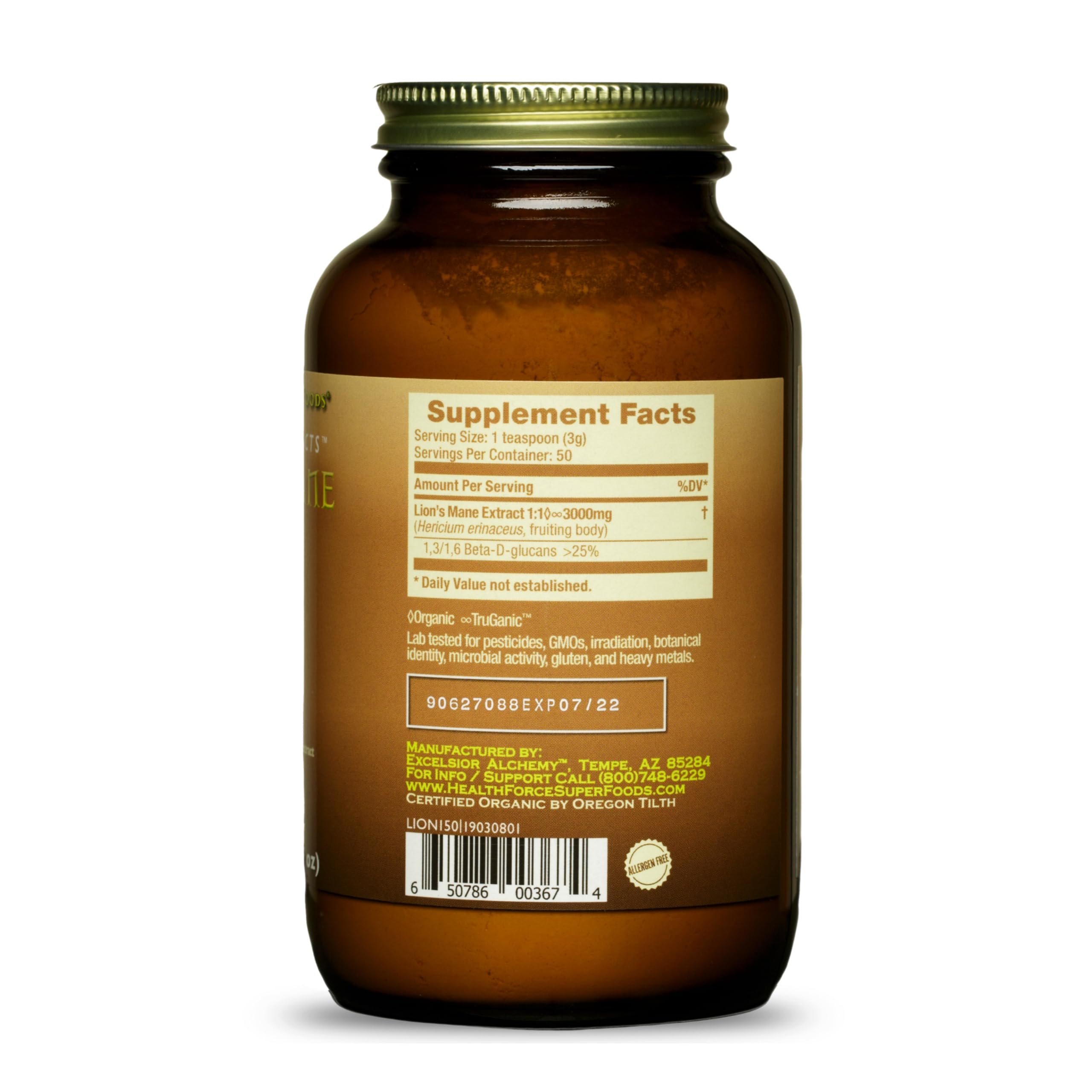 Foto 3 pulgar | Suplemento Healthforce Superfoods Integrity Extracts Lion's Mane Powder 150 G - Venta Internacional.