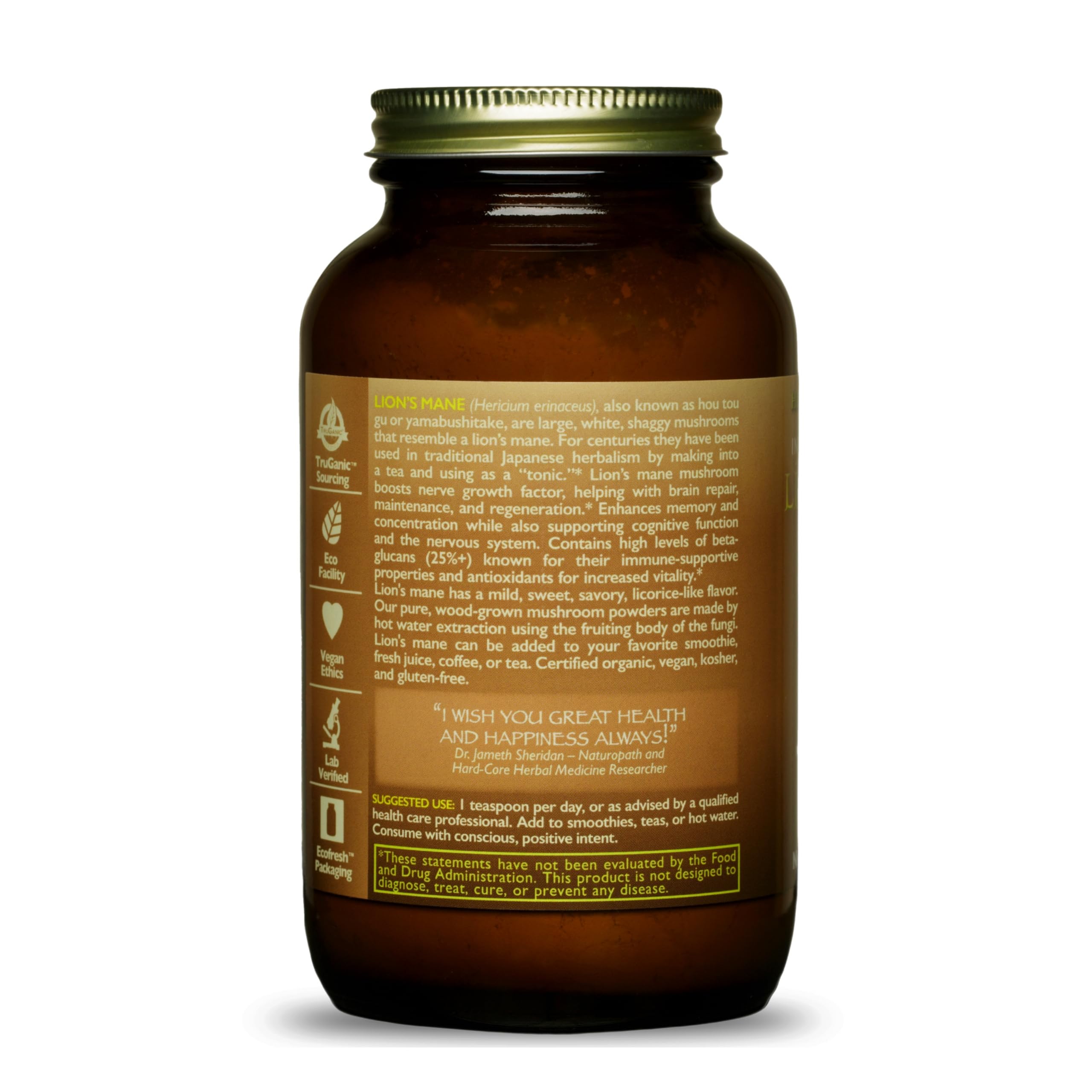 Foto 4 pulgar | Suplemento Healthforce Superfoods Integrity Extracts Lion's Mane Powder 150 G - Venta Internacional.