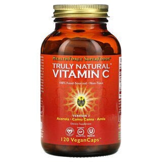 Foto 1 | Suplemento De Vitamina C Truly Natural Superfoods De Healthforce, 120 Cápsulas Veganas - Venta Internacional.