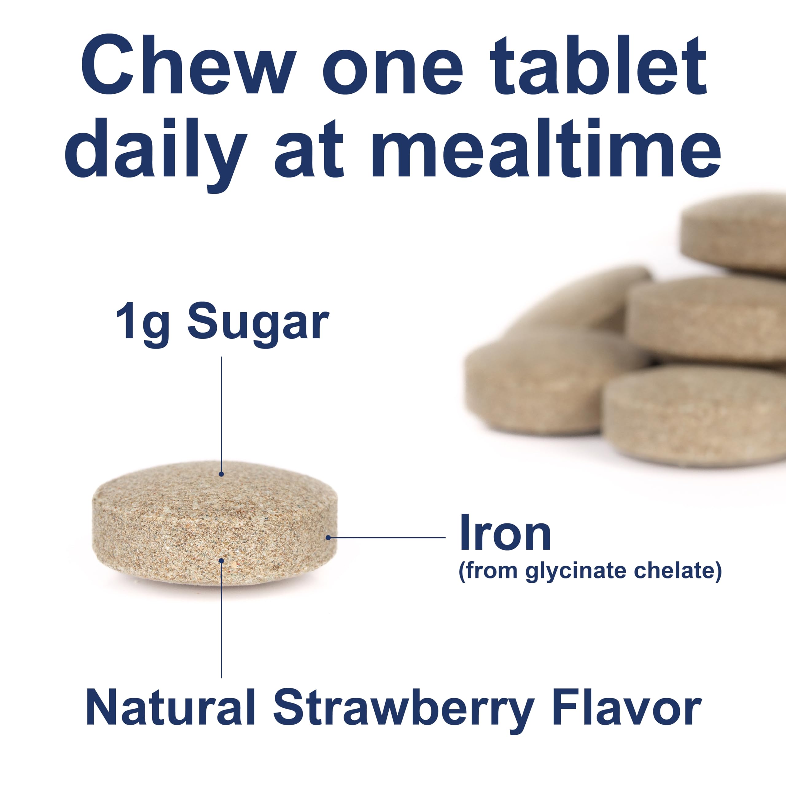 Foto 4 | Suplemento Carlson Kids Chewable Iron 15 Mg 60 Comprimidos - Venta Internacional