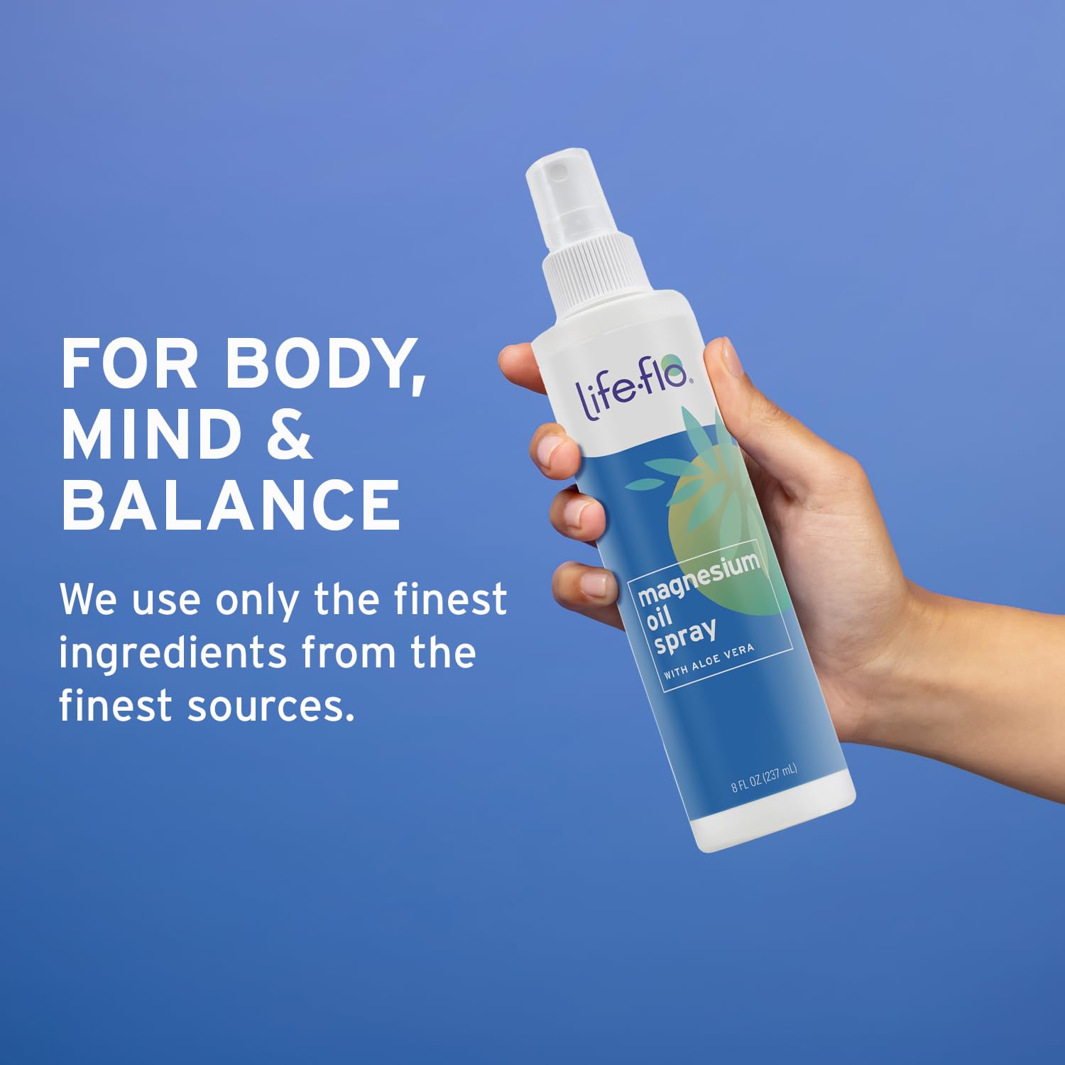 Foto 6 pulgar | Spray De Aceite De Magnesio Life-flo Con Aloe Vera Orgánico 240 Ml - Venta Internacional.
