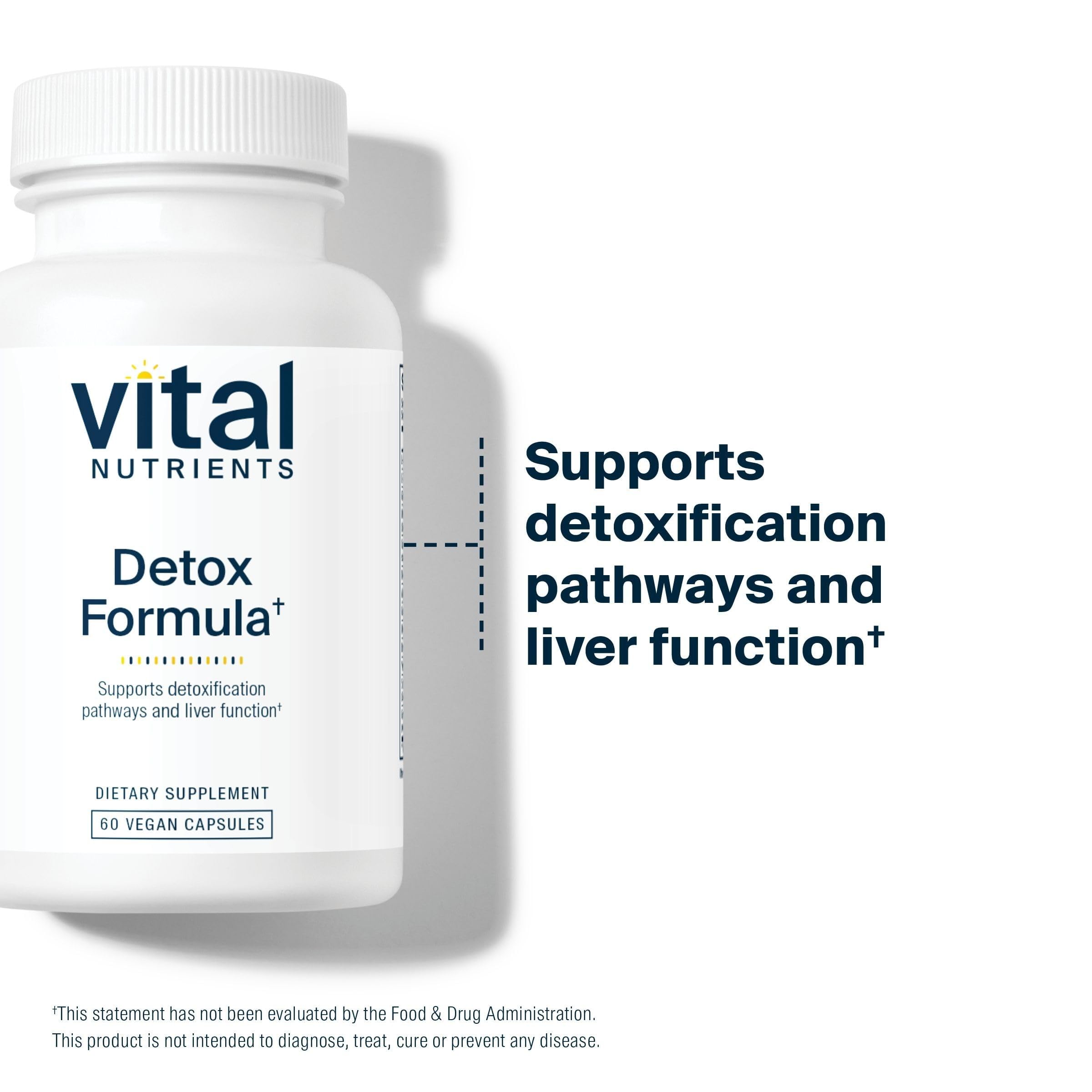 Foto 4 pulgar | Suplemento Vital Nutrients Detox Formula Liver 60 Cápsulas - Venta Internacional.