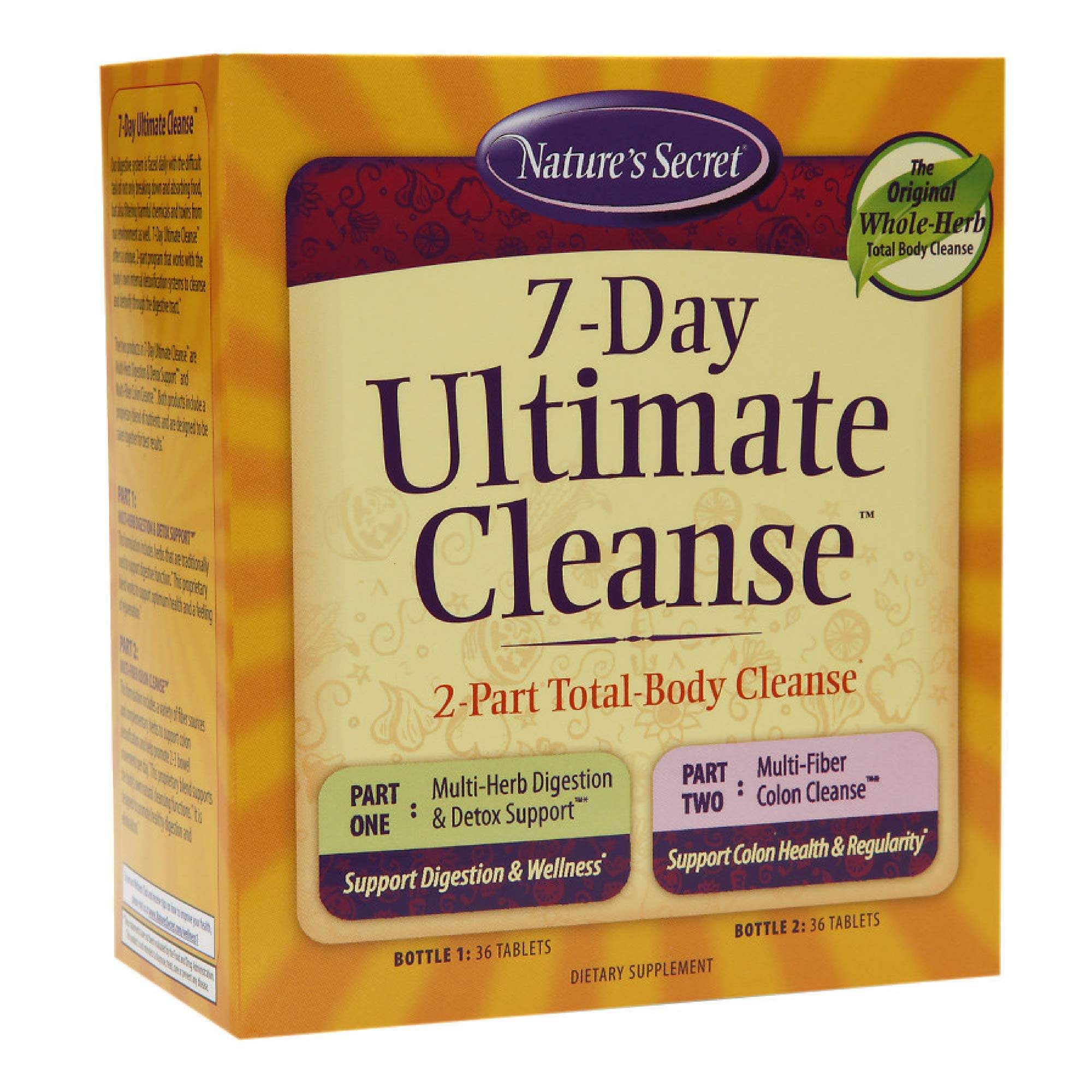 Foto 1 | Body Cleanse Nature's Secret Ultimate Para 7 Días, 72 Comprimidos - Venta Internacional.