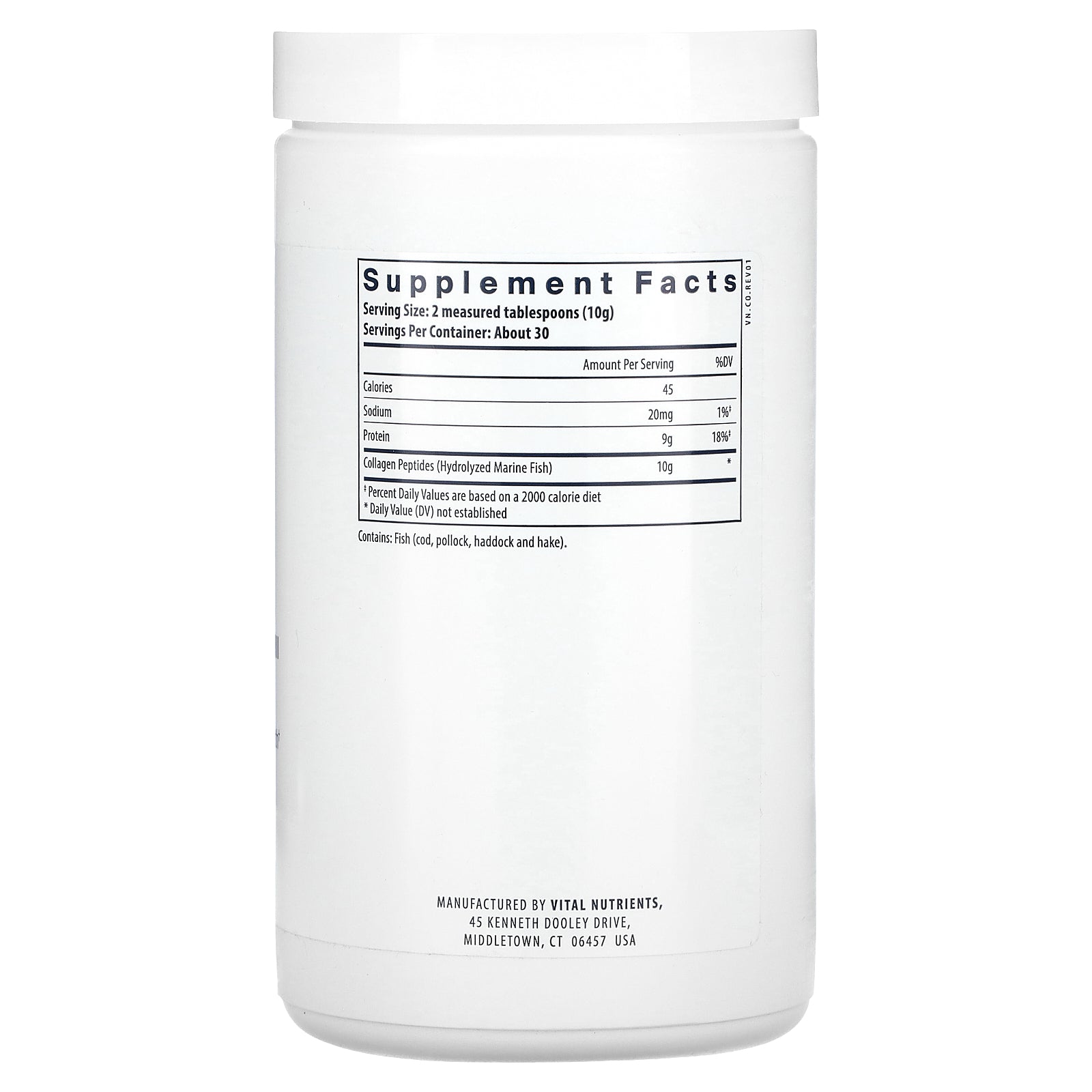 Foto 3 pulgar | Suplemento Vital Nutrients De Colágeno Marino Tipo I Y Iii, 300 G - Venta Internacional.