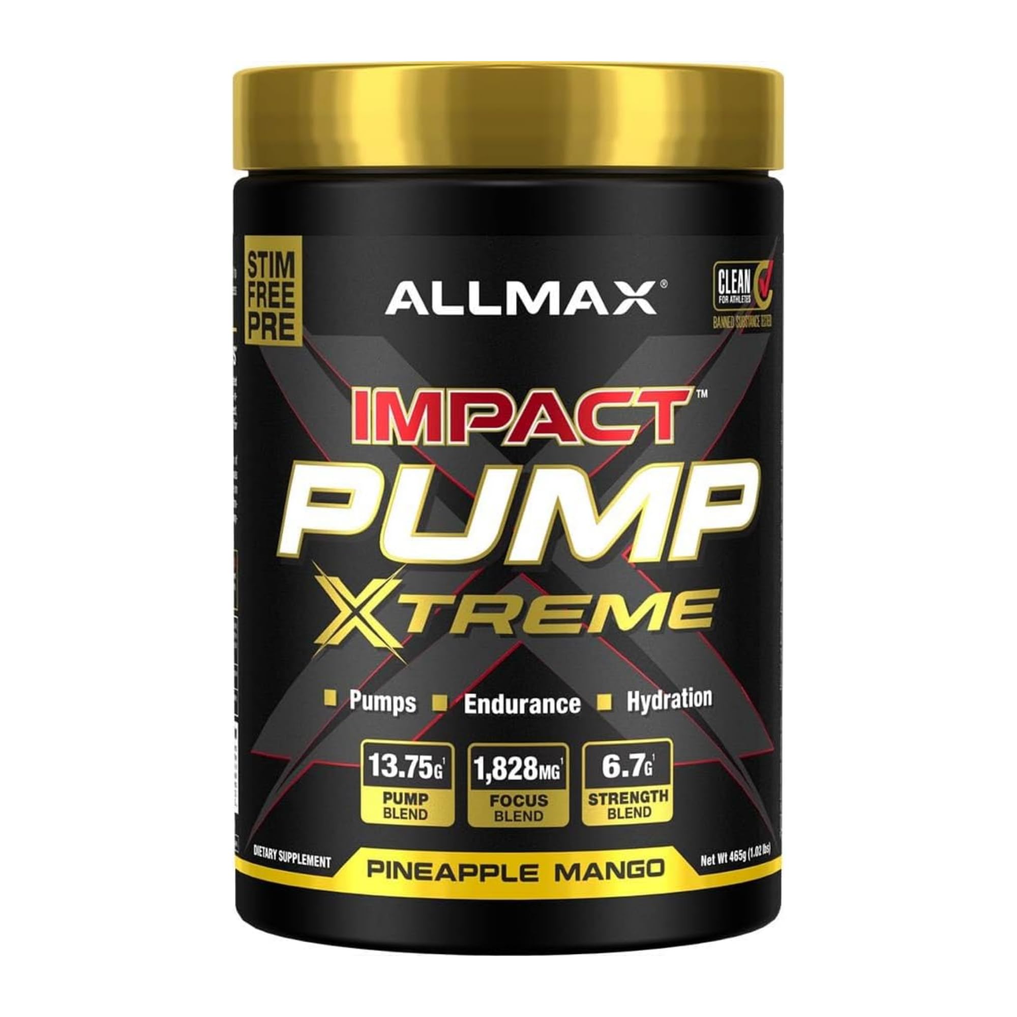 Foto 2 pulgar | Bomba De Impacto Allmax Xtreme Para Antes Del Entrenamiento, 465 G, Sin Estimulación - Venta Internacional.