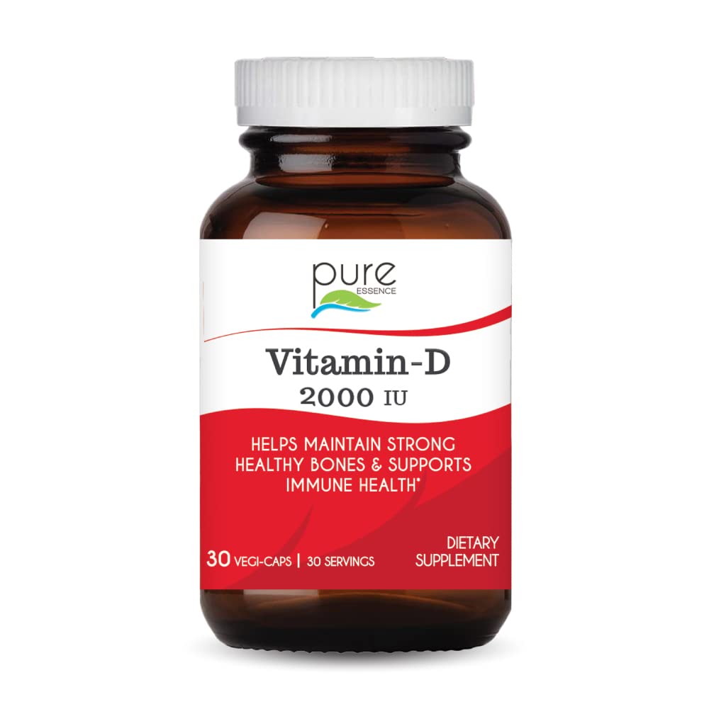 Foto 1 | Suplemento Pure Essence Labs De Vitamina D 2000 Ui 30 Cápsulas - Venta Internacional.