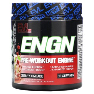 Foto 1 | Pre-entrenamiento Evlution Nutrition Engn Cherry Limeade 264 G - Venta Internacional.