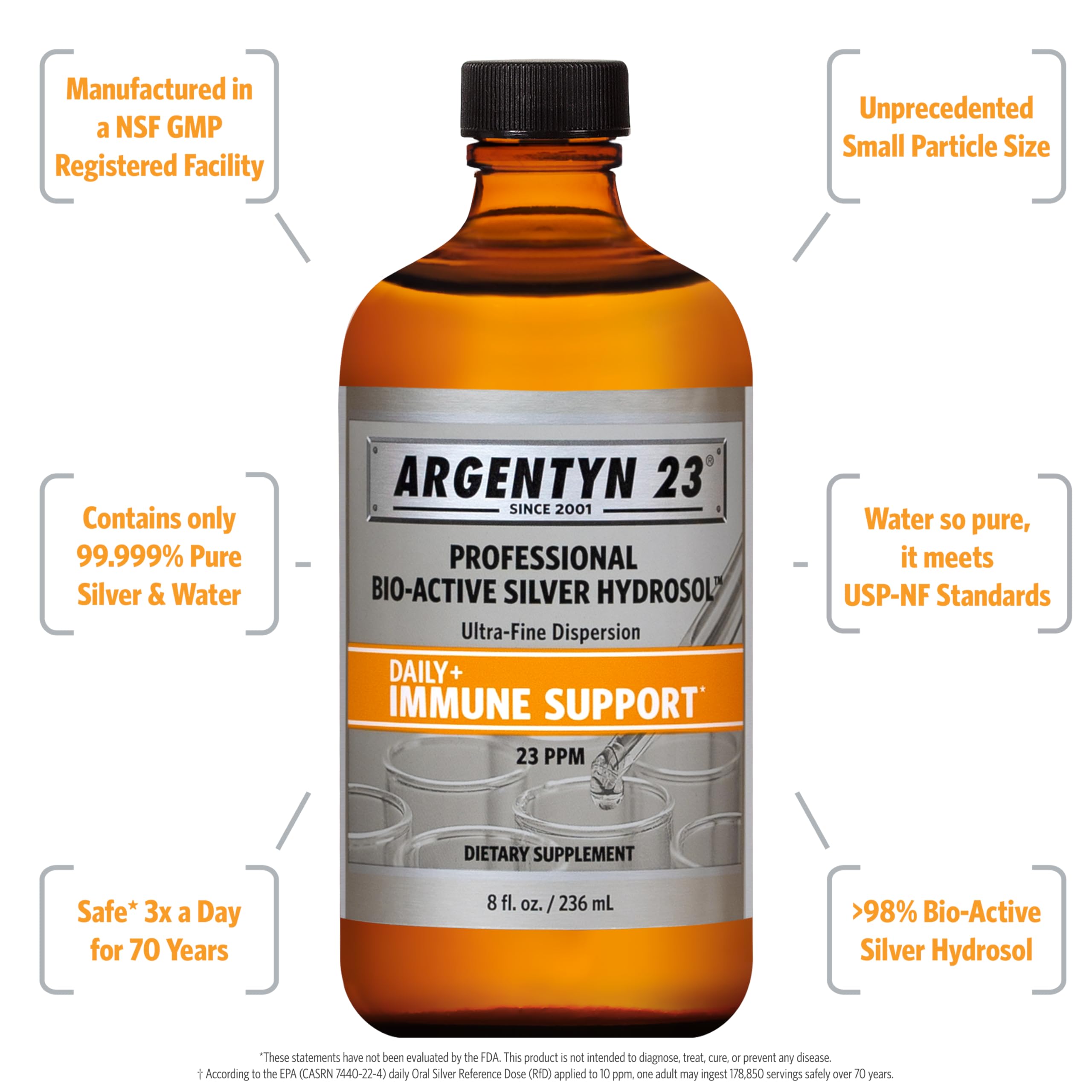 Foto 2 | Suplemento Argentyn 23 Professional Bio-active Silver 236ml - Venta Internacional.