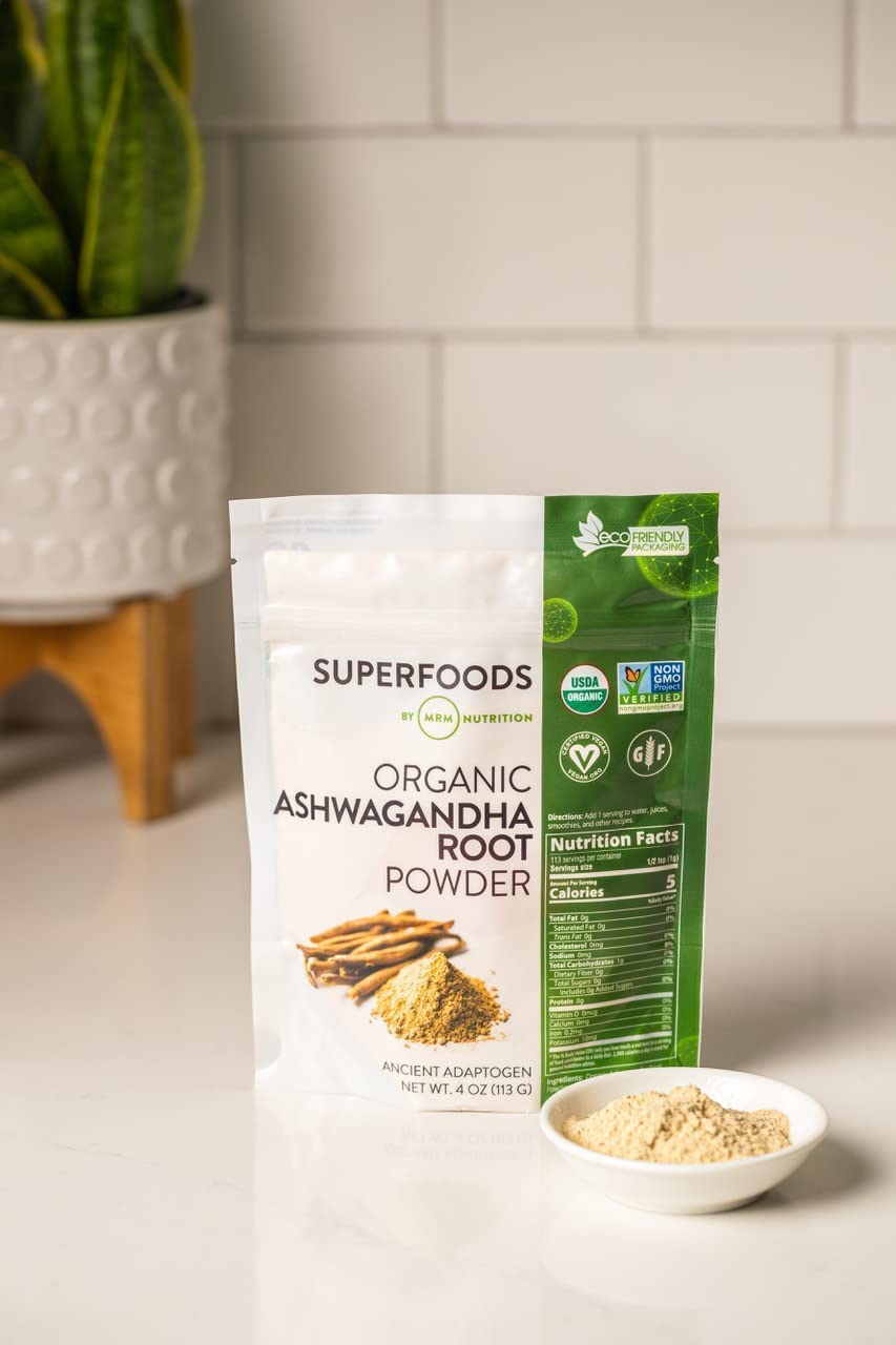 Foto 4 | Suplemento En Polvo De Raíz De Ashwagandha Orgánica Mrm Nutrition - Venta Internacional.