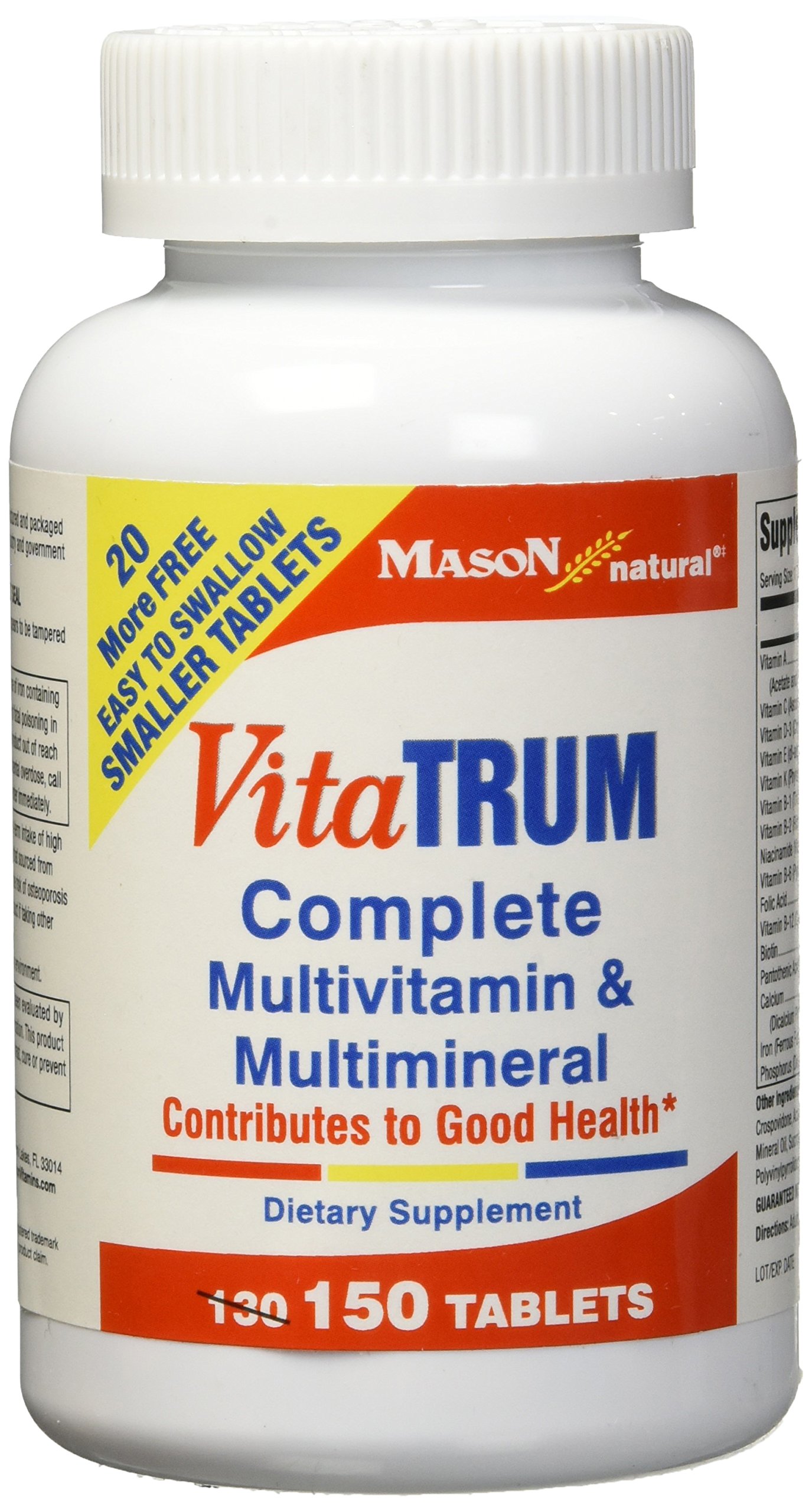 Foto 2 pulgar | Suplemento Mason Vitamins Mason Vitatrum Comprimidos Completos - Venta Internacional.