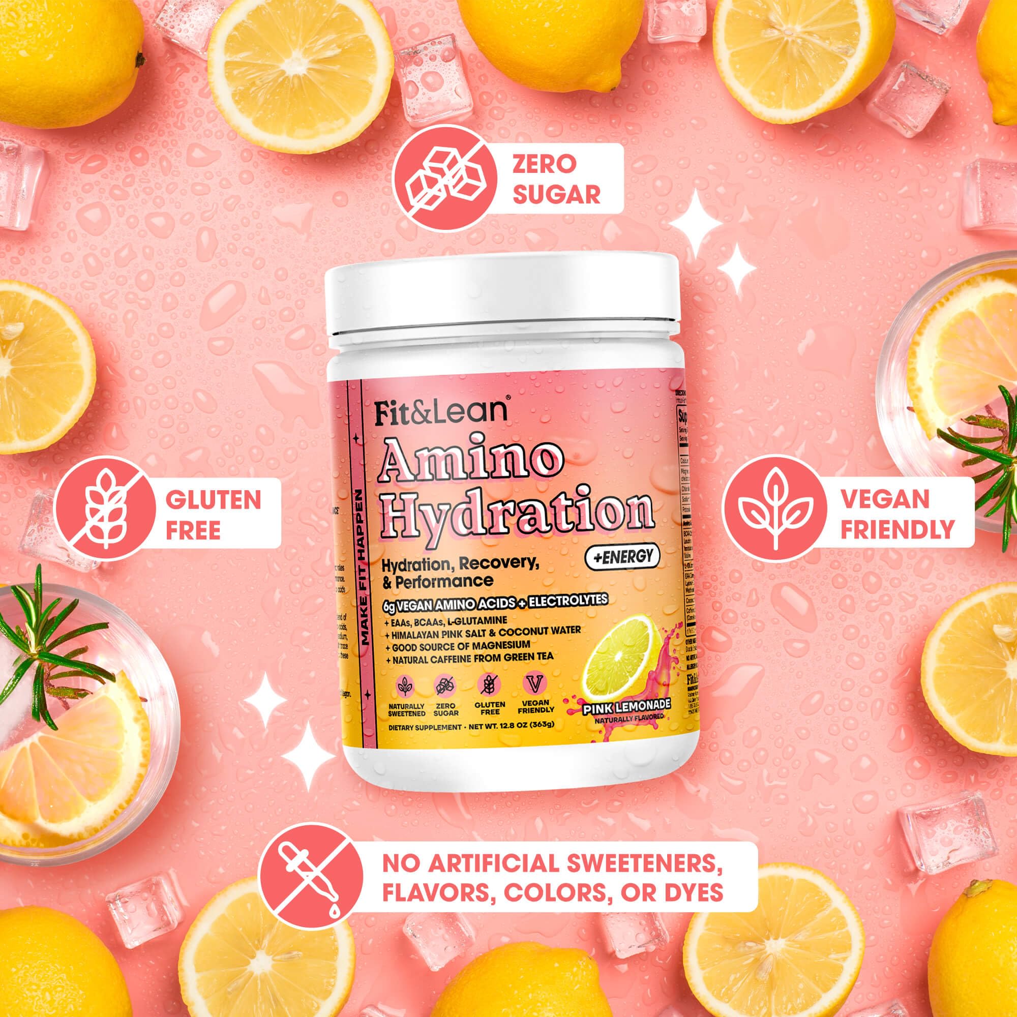 Foto 5 pulgar | Pre Workout Powder Fit & Lean Amino Hydration Plus Energy - Venta Internacional.
