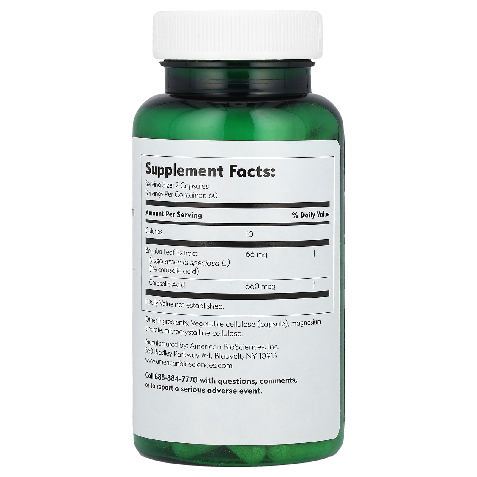 Foto 3 pulgar | Suplemento American Biosciences Sugarsolve 24/7 120 Cápsulas - Venta Internacional.