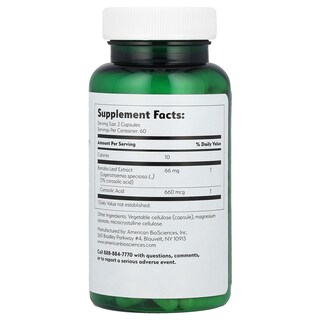 Foto 2 | Suplemento American Biosciences Sugarsolve 24/7 120 Cápsulas - Venta Internacional.