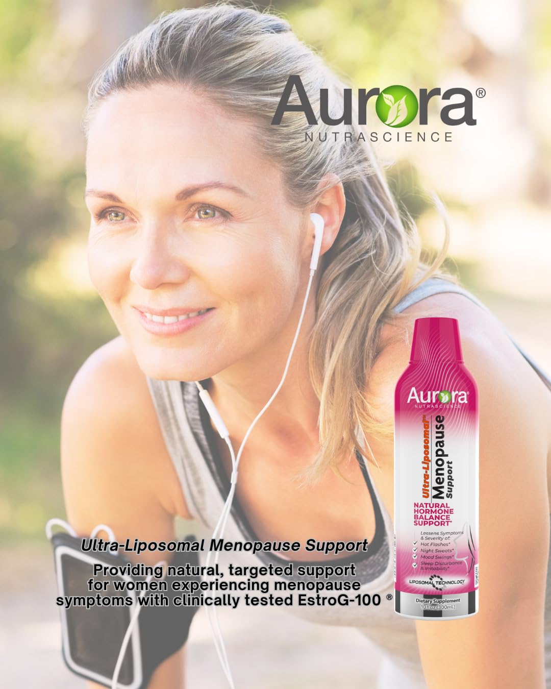Foto 3 pulgar | Suplemento Aurora Nutrascience Para Menopausia Ultraliposomal, 300 Ml - Venta Internacional.
